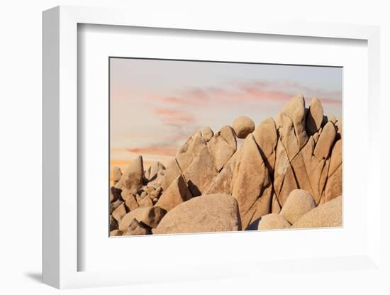 Geometric Rock Formation, Joshua Tree NP, California, USA-Jaynes Gallery-Framed Photographic Print