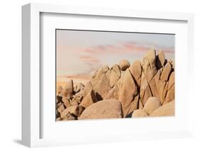 Geometric Rock Formation, Joshua Tree NP, California, USA-Jaynes Gallery-Framed Photographic Print