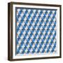 Geometric Seamless Pattern-Shonkar-Framed Art Print