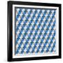 Geometric Seamless Pattern-Shonkar-Framed Art Print