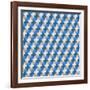 Geometric Seamless Pattern-Shonkar-Framed Art Print