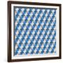 Geometric Seamless Pattern-Shonkar-Framed Art Print