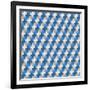 Geometric Seamless Pattern-Shonkar-Framed Art Print