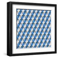 Geometric Seamless Pattern-Shonkar-Framed Art Print