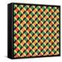 Geometric Seamless Pattern-Shonkar-Framed Stretched Canvas