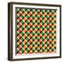 Geometric Seamless Pattern-Shonkar-Framed Art Print