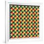 Geometric Seamless Pattern-Shonkar-Framed Art Print