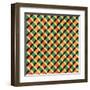 Geometric Seamless Pattern-Shonkar-Framed Art Print