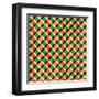 Geometric Seamless Pattern-Shonkar-Framed Art Print