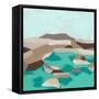 Geometric Shoals I-June Vess-Framed Stretched Canvas