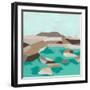 Geometric Shoals I-June Vess-Framed Art Print