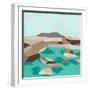 Geometric Shoals I-June Vess-Framed Art Print