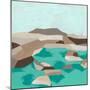 Geometric Shoals I-June Vess-Mounted Art Print