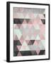 Geometric Small-LILA X LOLA-Framed Art Print