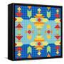 Geometric Square-Julie Goonan-Framed Stretched Canvas