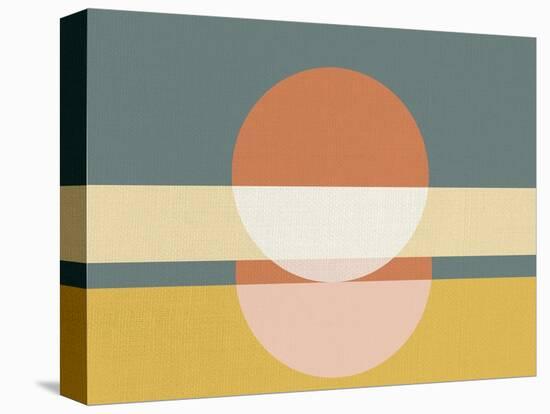 Geometric Sunrise I-Eline Isaksen-Stretched Canvas