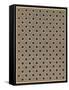 Geometric Tan and Black Patterns-null-Framed Stretched Canvas