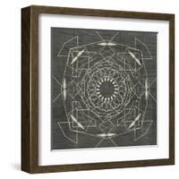 Geometric Tile V-Chariklia Zarris-Framed Art Print