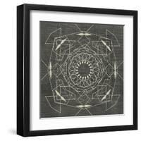 Geometric Tile V-Chariklia Zarris-Framed Art Print