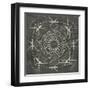 Geometric Tile V-Chariklia Zarris-Framed Art Print