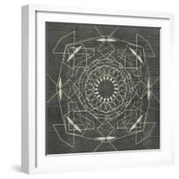 Geometric Tile V-Chariklia Zarris-Framed Art Print