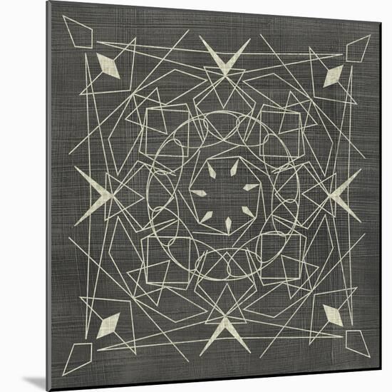 Geometric Tile VIII-Chariklia Zarris-Mounted Art Print