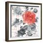 Geometric Watercolor Floral I-Danhui Nai-Framed Art Print