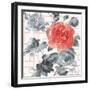 Geometric Watercolor Floral I-Danhui Nai-Framed Art Print