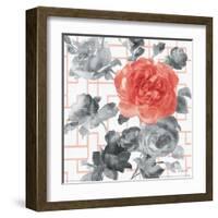 Geometric Watercolor Floral I-Danhui Nai-Framed Art Print