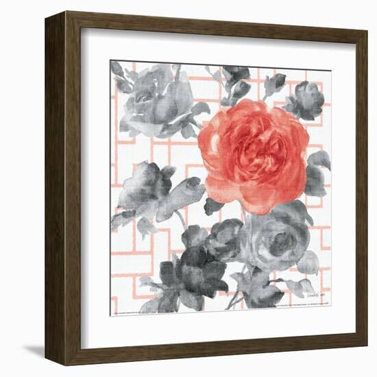 Geometric Watercolor Floral I-Danhui Nai-Framed Art Print