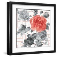 Geometric Watercolor Floral I-Danhui Nai-Framed Art Print