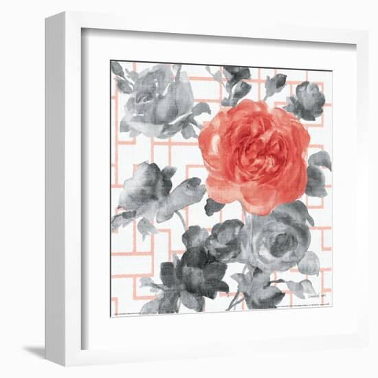 Geometric Watercolor Floral I-Danhui Nai-Framed Art Print