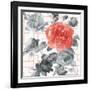 Geometric Watercolor Floral I-Danhui Nai-Framed Art Print