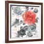 Geometric Watercolor Floral I-Danhui Nai-Framed Art Print