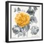 Geometric Watercolor Floral II-Danhui Nai-Framed Art Print