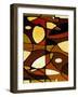 Geometric Waves-Ruth Palmer-Framed Art Print