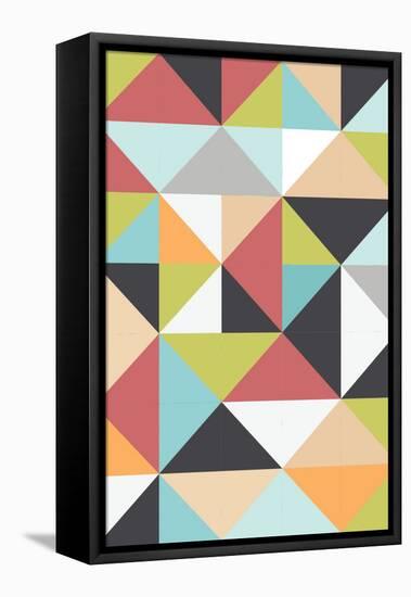 Geometric Winter-Moha London-Framed Stretched Canvas