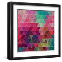 Geometric-Maksim Krasnov-Framed Art Print