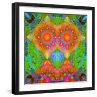 Geometrical Ornament of Flower Photos-Alaya Gadeh-Framed Photographic Print