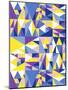 Geometrics Blue-Josefina Baumann-Mounted Giclee Print