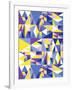 Geometrics Blue-Josefina Baumann-Framed Giclee Print