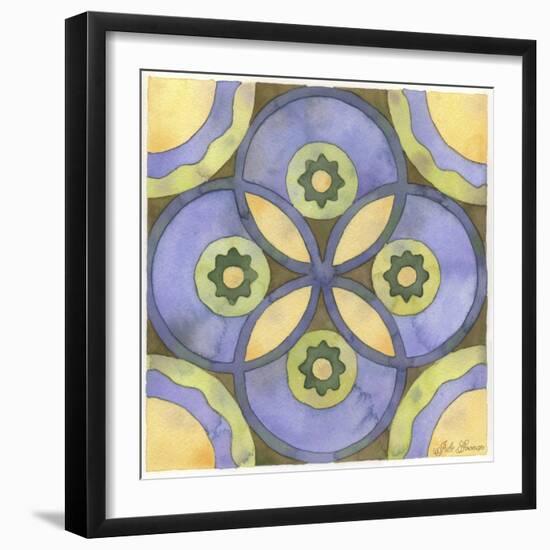 Geometry and Color Part 2 - # 7-Julie Goonan-Framed Giclee Print