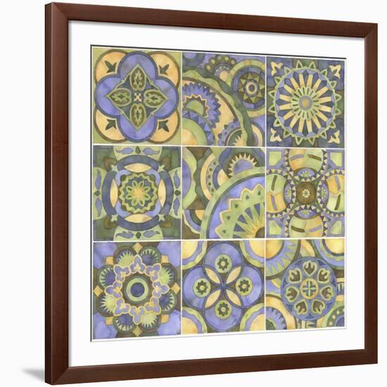 Geometry and Color Part 2-Julie Goonan-Framed Giclee Print