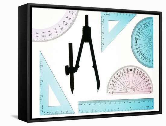 Geometry Set-Lawrence Lawry-Framed Stretched Canvas