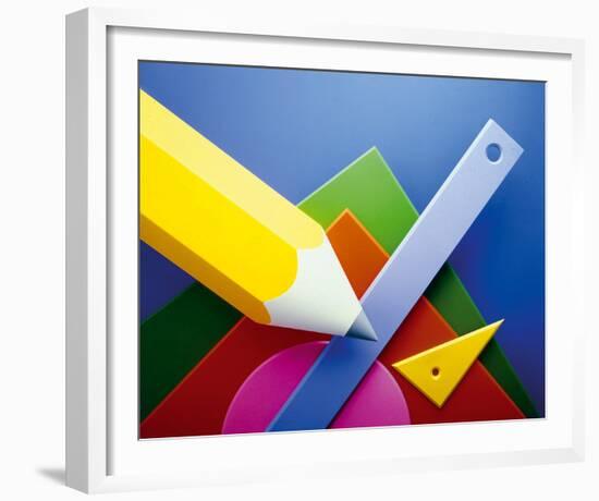 Geometry-Frank Farrelly-Framed Giclee Print