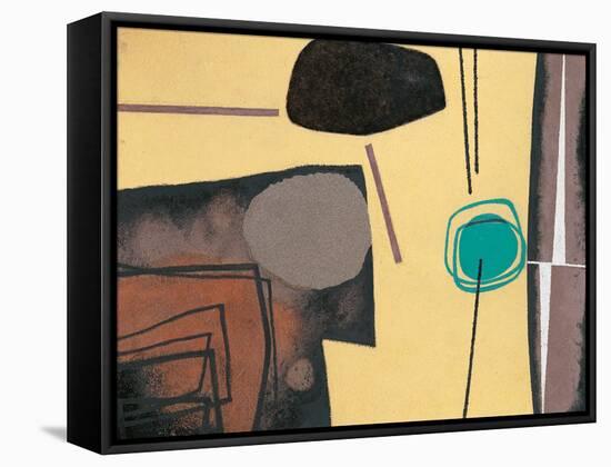 Geoplastic Composition-Enrico Prampolini-Framed Stretched Canvas