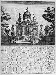 Ornamental Fountain Design, 1664-Georg Andreas Bockler-Stretched Canvas