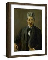 Georg Brandes (1842-1927), Danish Art Critic, 1902-Max Liebermann-Framed Giclee Print