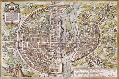 Paris Map, 1581