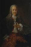 Portrait of Prince Vasili Vladimirovich Dolgorukov (1667-174), before 1746-Georg-Christoph Grooth-Framed Stretched Canvas